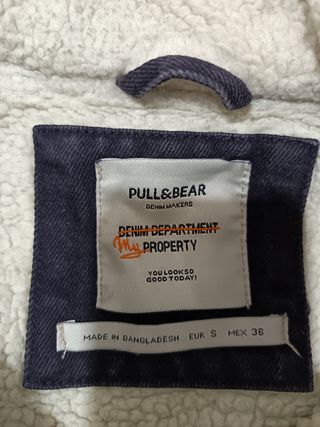 Chaqueta Vaquera Pull&Bear Negra