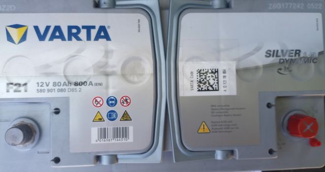Batería F21 Varta Silver AGM Dynamic 80Ah