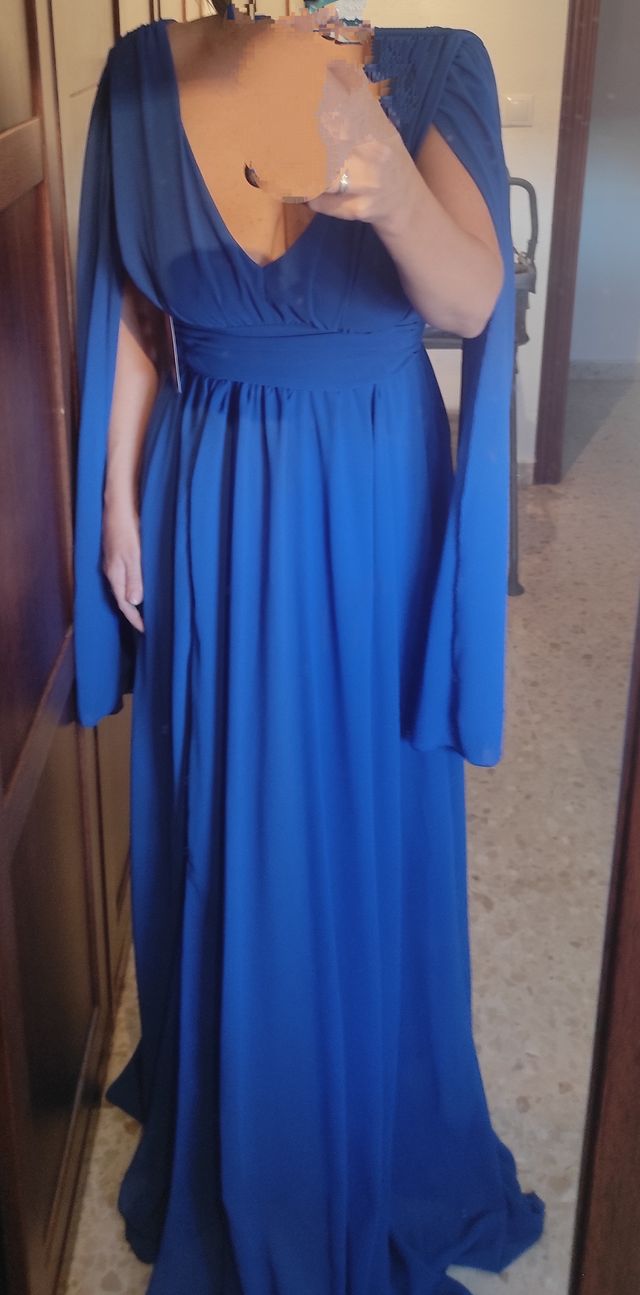 Vestido de fiesta azul