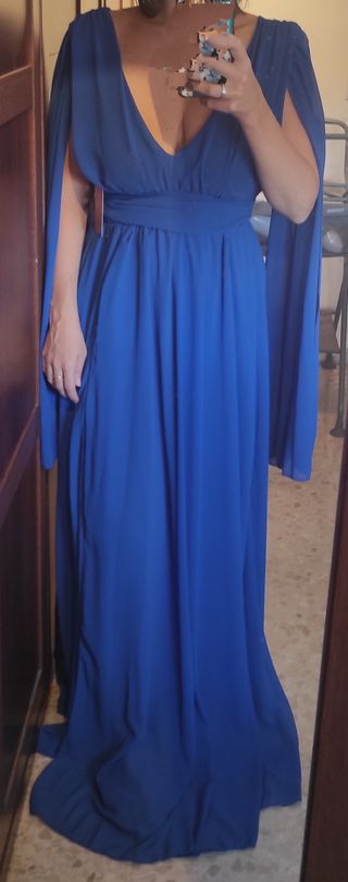 Vestido de fiesta azul