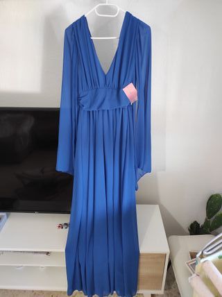 Vestido de fiesta azul