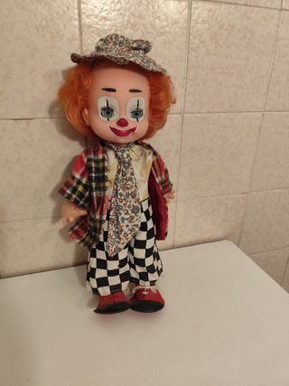 Muñeco payaso vintage