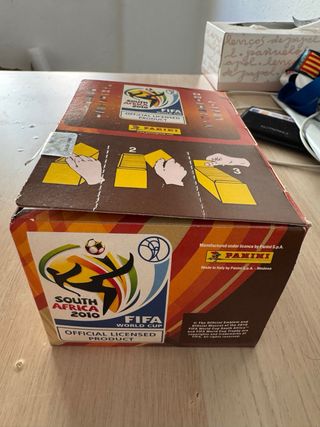 Caja Panini Mundial Sudáfrica 2010
