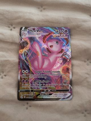 Carta Pokémon Mew VMAX 269/264 GOLPE FUSIÓN verdad