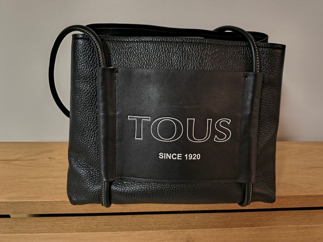 Bolso Tous Negro Mediano 2 Compartimentos