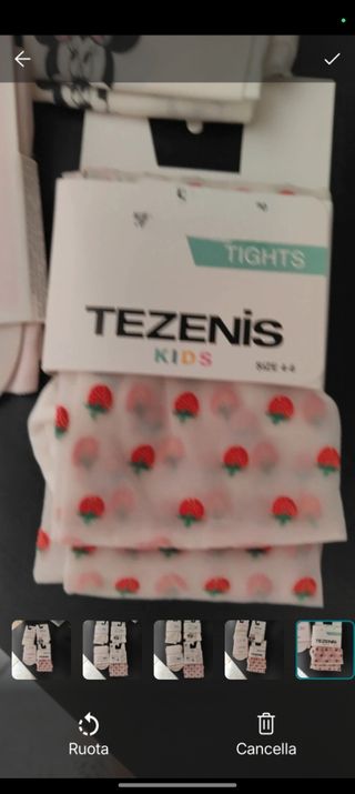 4 paia collant bimba Disney 4-6 anni