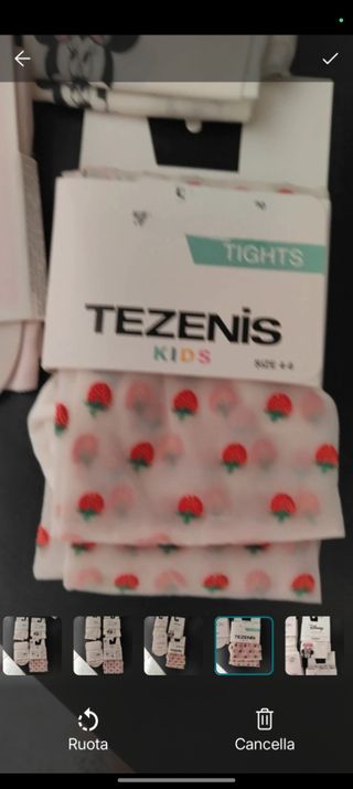 4 paia collant bimba Disney 4-6 anni