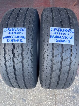 2 Neumáticos Bridgestone Duravis 225/70R15C