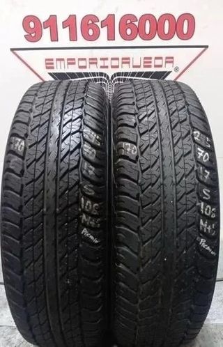 4UD 245 70 17 S DUNLOP RUEDA YA MONTADA M+S