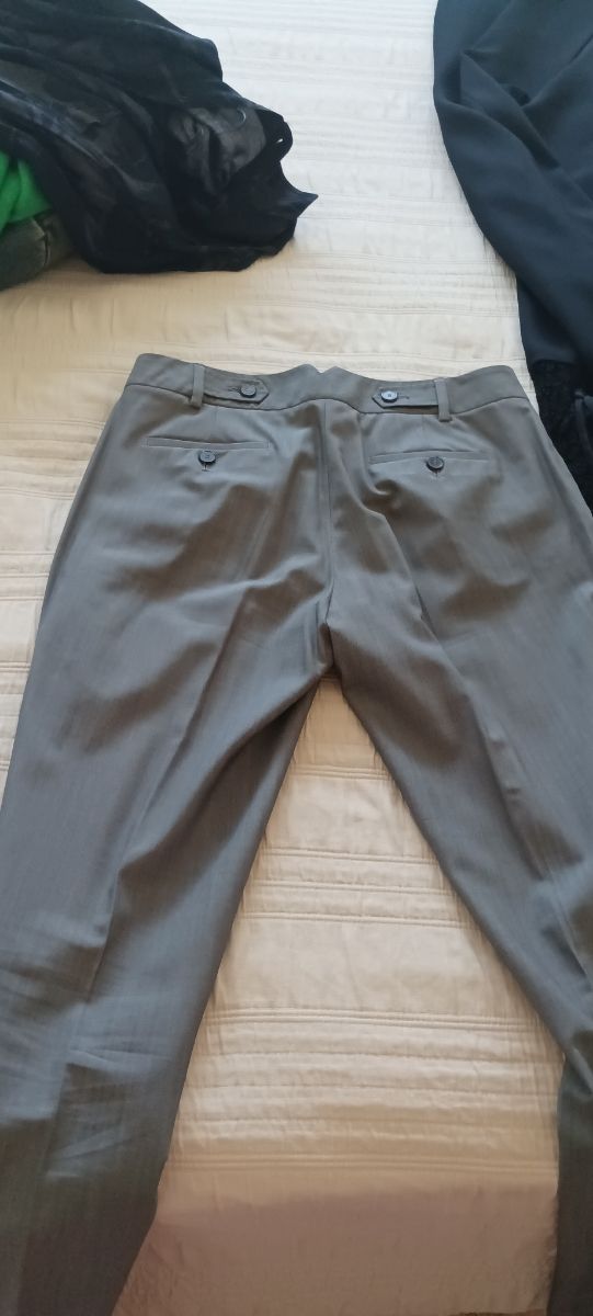 Traje Chaqueta y Pantalón Massimo Dutti Gris