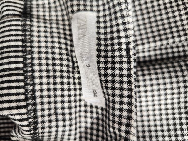 Conjunto Zara niña top blanco y falda