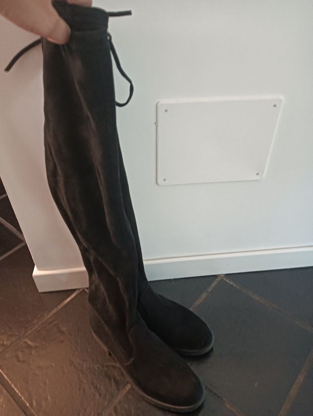 Stivali scamosciati neri 41