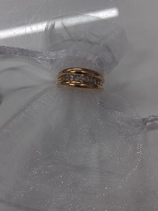Anillo Oro 18k con Circonitas