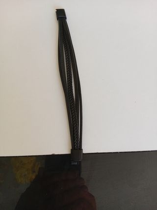 Pulsera de cuero sintético trenzado