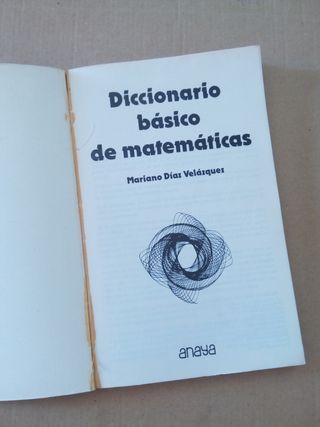 Libro Diccionario básico de matemáticas