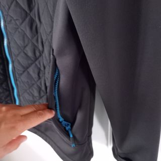 Cazadora Negra Hombre Talla M