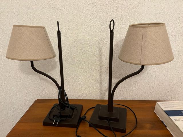 Lámparas de mesita de noche (2 unidades)