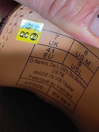 Botines Dr. Martens 2976 talla 41 color marrón