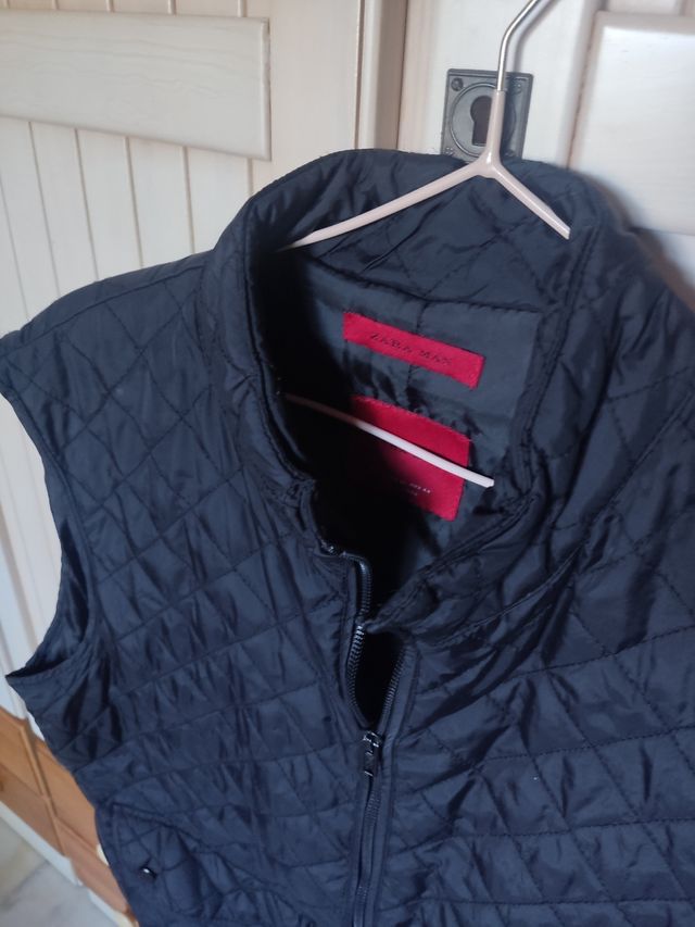 Chaleco Zara Man negro Talla XL