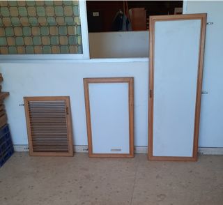 Puertas de armario blancas 