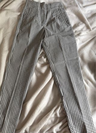 Pantalón Zara Cuadros Talla XS