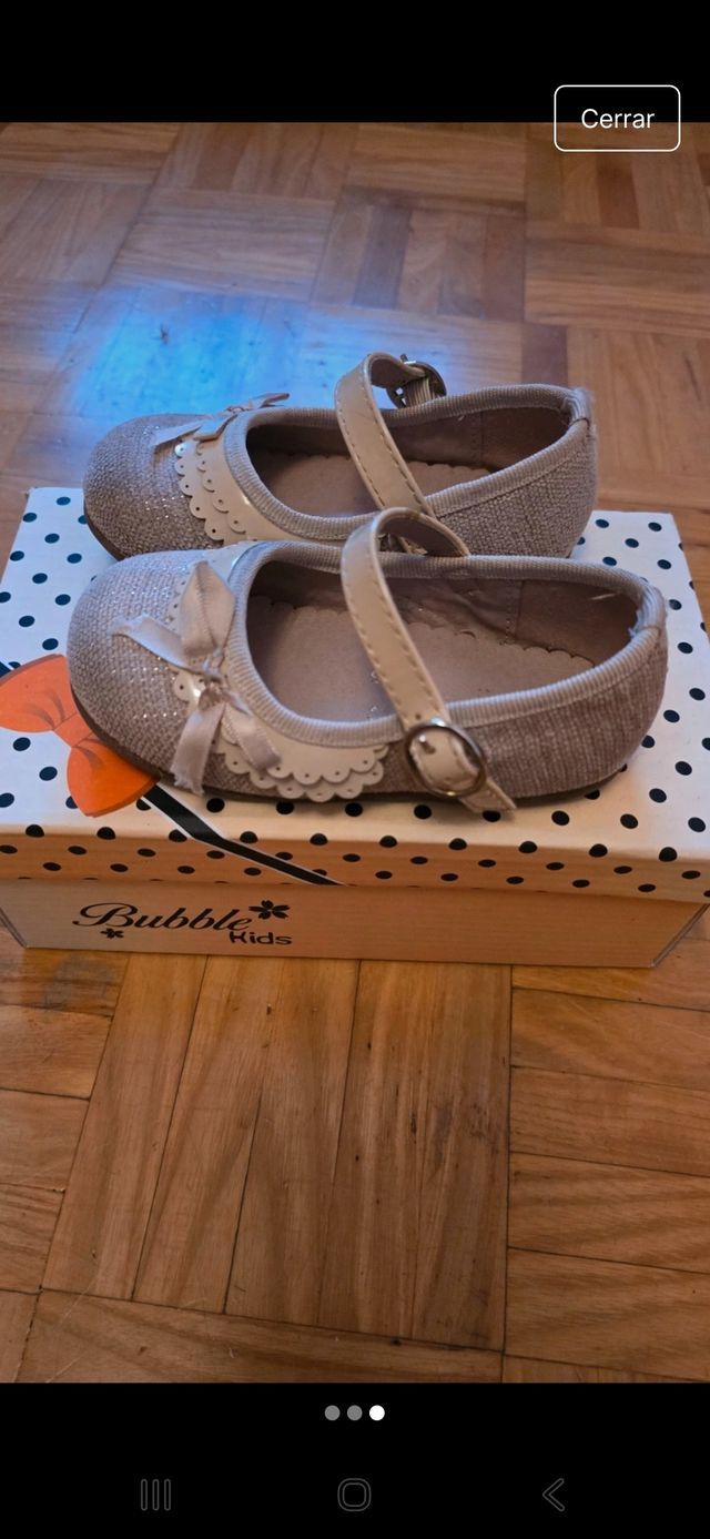 Zapato bebé beige T22