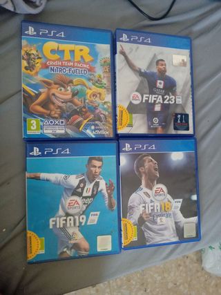 Juegos play 4 y Crash bandicoot