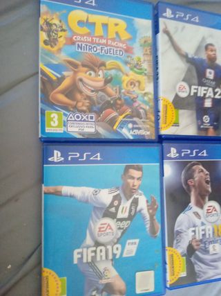 Juegos play 4 y Crash bandicoot