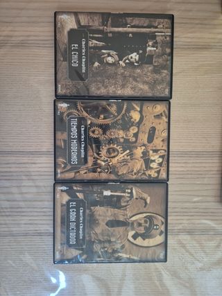 3 DVDs Charles Chaplin (Español)