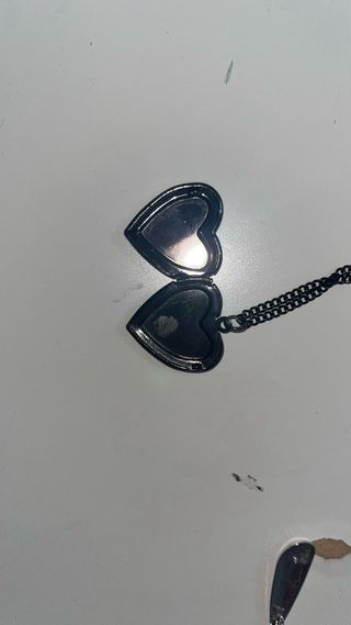 2 Collares Negro y Plateado