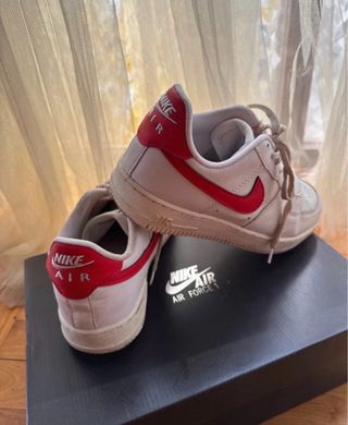 Zapatillas Nike Air Force 1 Blancas Rojas