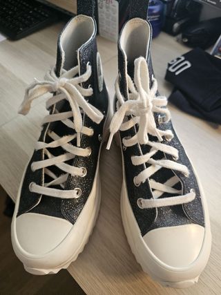 Botas Converse Altas Negras Brillo