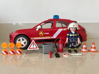 Playmobil Porsche Macan S Bombeiros
