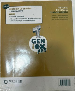 Historia de españa, lengua y literatura 2bach