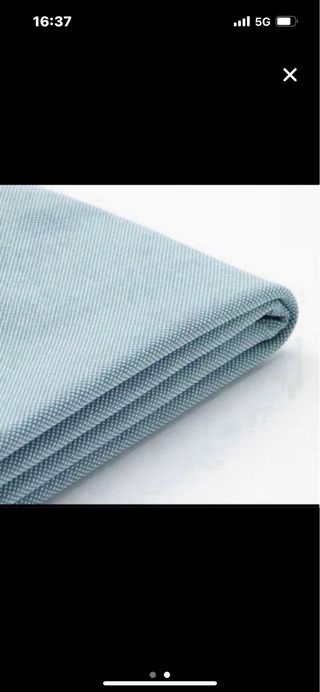 Funda Sofá Cama Esquina IKEA HOLMSUND Azul