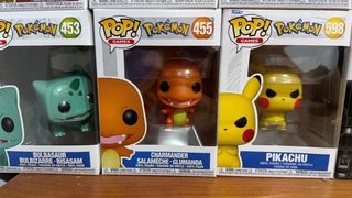 Funko Pop Pokémon Bulbasaur, Charmander, Pikachu