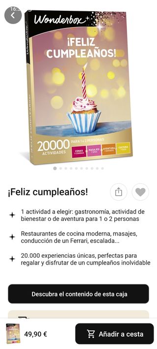  Wonderbox spa,masajes,aventuras, restaurantes