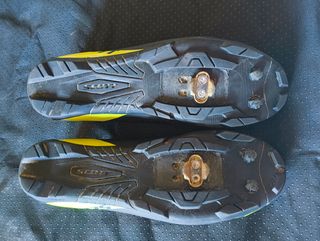 Zapatillas MTB Scott Negras y Amarillas 45
