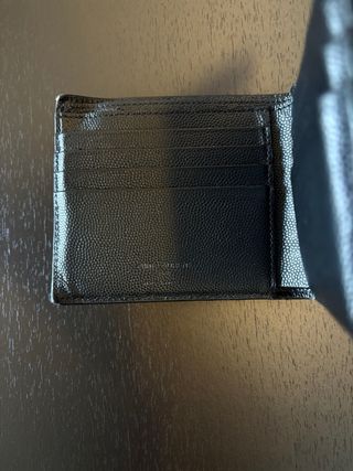 Portafogli Saint Laurent nero in pelle