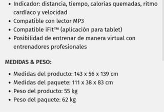 Bicicleta Spinning ProForm PowerPro
(NO 2a mano)