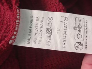 Blusa NEW FEELING Roja Talla Única