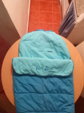 Saco polar bebé azul