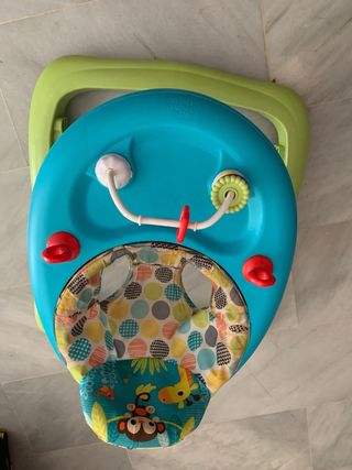 Andador infantil azul y verde