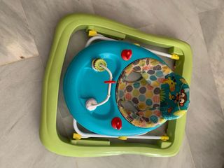 Andador infantil azul y verde