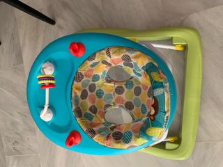 Andador infantil azul y verde