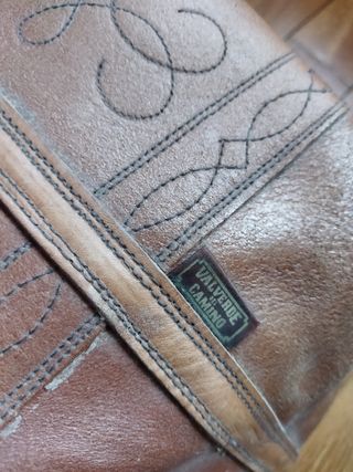 Botas camperas de cuero marrón de Valverde
