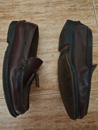 Castellanos de hombre marrones