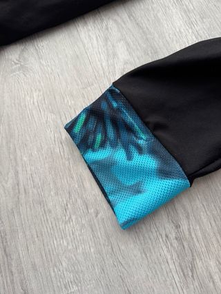 Mallas deportivas Domyos negras y multicolor