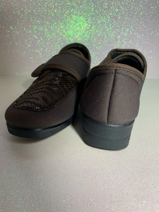 Zapatillas de Señora Marrones y Grises