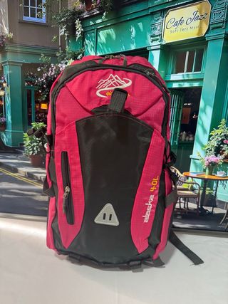 Mochila 40L Senderismo Gym Rosa